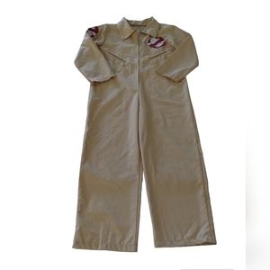 Ghostbusters Rubies Costume Jumpsuit Adult  Size Medium Halloween Beige Color 